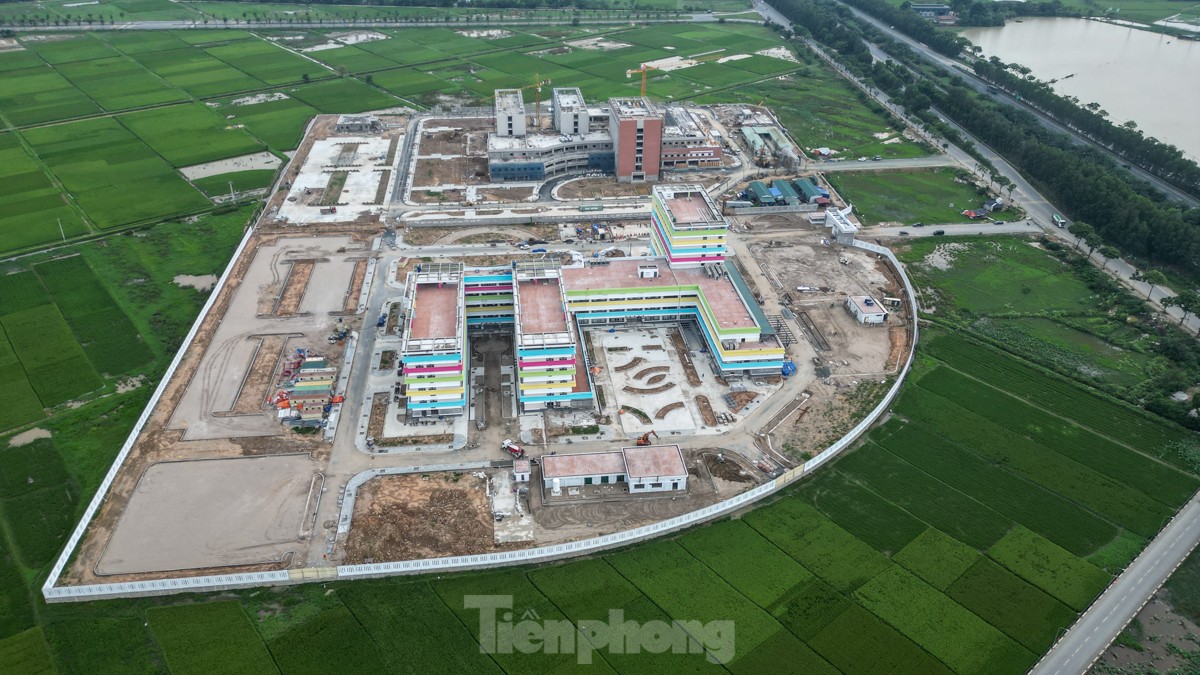 Toàn cảnh 2 bệnh viện Trung ương trị giá 1.500 tỷ đồng ở Hà Nội sau hơn một năm thi công ảnh 4