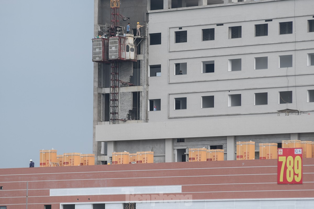 Toàn cảnh 2 bệnh viện Trung ương trị giá 1.500 tỷ đồng ở Hà Nội sau hơn một năm thi công ảnh 7