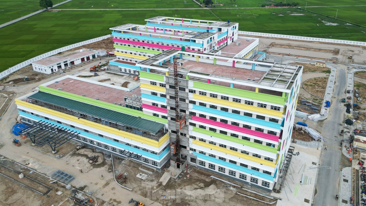 Toàn cảnh 2 bệnh viện Trung ương trị giá 1.500 tỷ đồng ở Hà Nội sau hơn một năm thi công ảnh 10