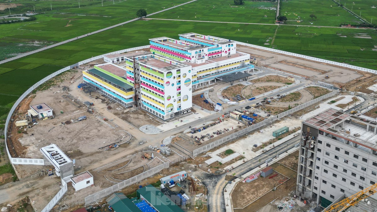 Toàn cảnh 2 bệnh viện Trung ương trị giá 1.500 tỷ đồng ở Hà Nội sau hơn một năm thi công ảnh 14
