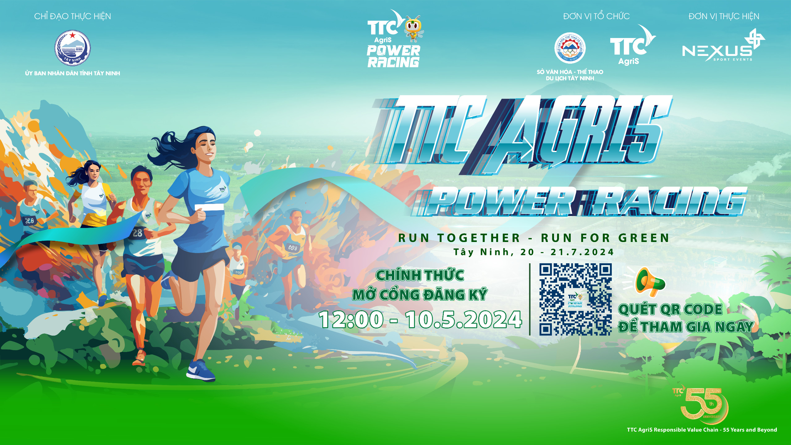 Trải nghiệm cung đường mới lạ tại giải chạy TTC AgriS - Power Racing 2024- Ảnh 2. Giải chạy TTC Agris - Power Racing 2024 tại Tây Ninh dự kiến thu hút 3.000 VĐV tham gia