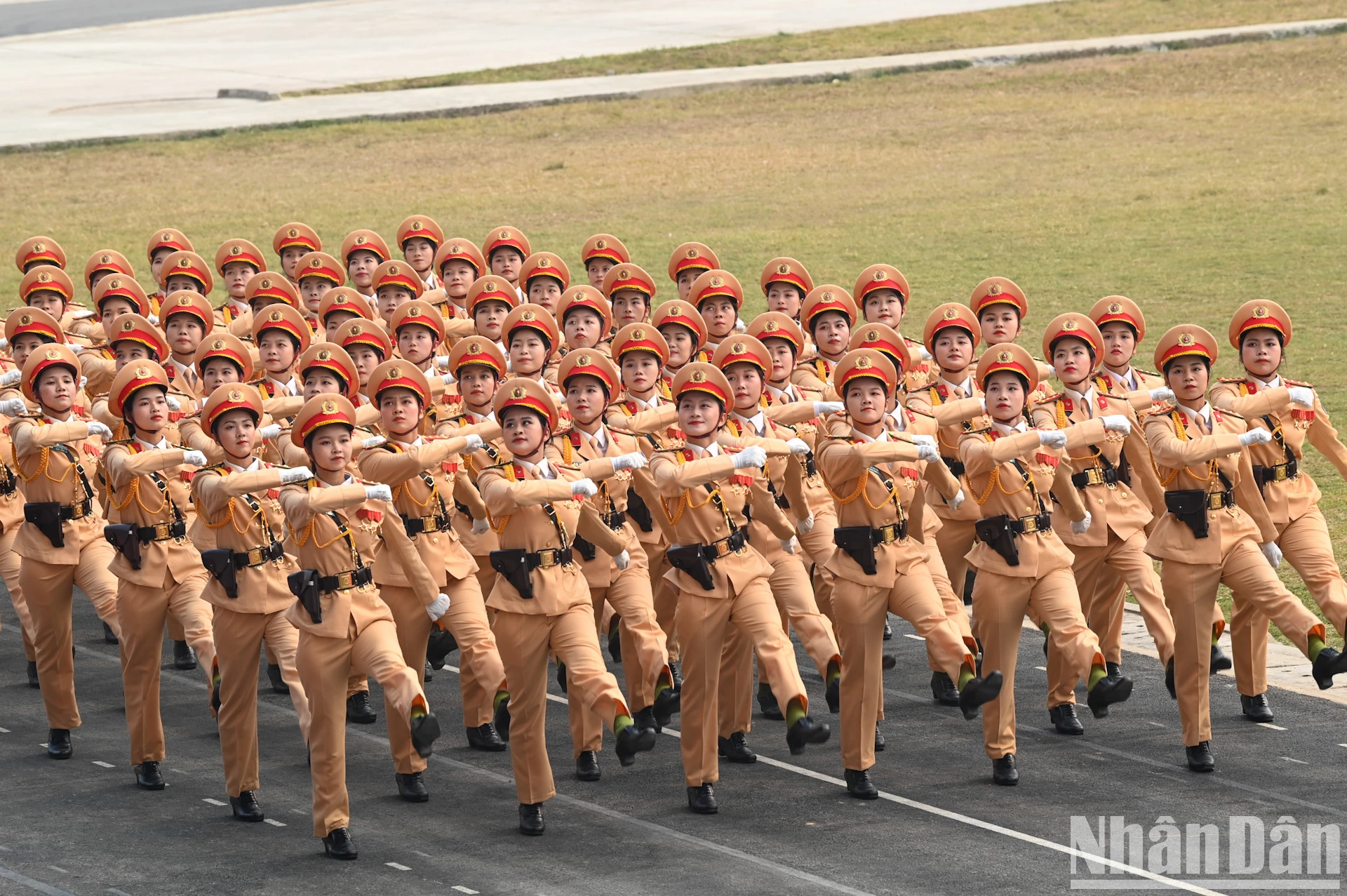[Ảnh] Những bóng hồng tham gia Tổng duyệt diễu binh kỷ niệm Chiến thắng Điện Biên Phủ ảnh 14