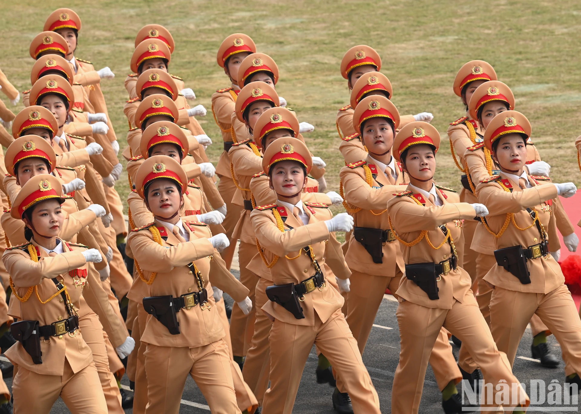 [Ảnh] Những bóng hồng tham gia Tổng duyệt diễu binh kỷ niệm Chiến thắng Điện Biên Phủ ảnh 15