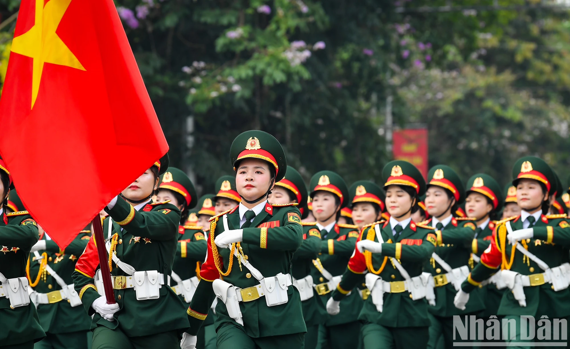 [Ảnh] Những bóng hồng tham gia Tổng duyệt diễu binh kỷ niệm Chiến thắng Điện Biên Phủ ảnh 18