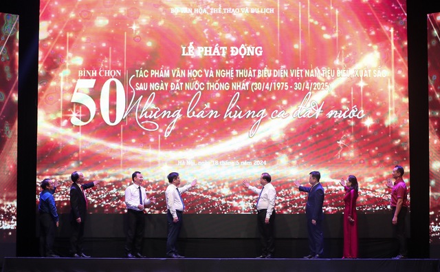 Phát động bình chọn tác phẩm văn học, nghệ thuật "Những bản hùng ca của đất nước" - Ảnh 4. Phát động bình chọn tác phẩm văn học, nghệ thuật "Những bản hùng ca của đất nước" - Ảnh 4.