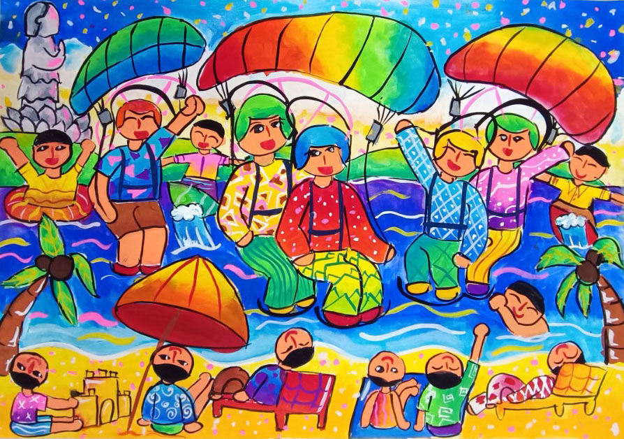 Đặc sắc cuộc thi sáng tác và triển lãm tranh thiếu nhi với chủ đề “Sắc hè Đà Nẵng” - Ảnh 11. Đặc sắc cuộc thi sáng tác và triển lãm tranh thiếu nhi với chủ đề “Sắc hè Đà Nẵng” - Ảnh 11.