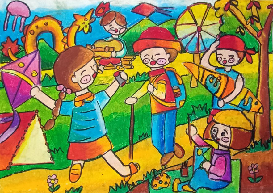 Đặc sắc cuộc thi sáng tác và triển lãm tranh thiếu nhi với chủ đề “Sắc hè Đà Nẵng” - Ảnh 13. Đặc sắc cuộc thi sáng tác và triển lãm tranh thiếu nhi với chủ đề “Sắc hè Đà Nẵng” - Ảnh 13.
