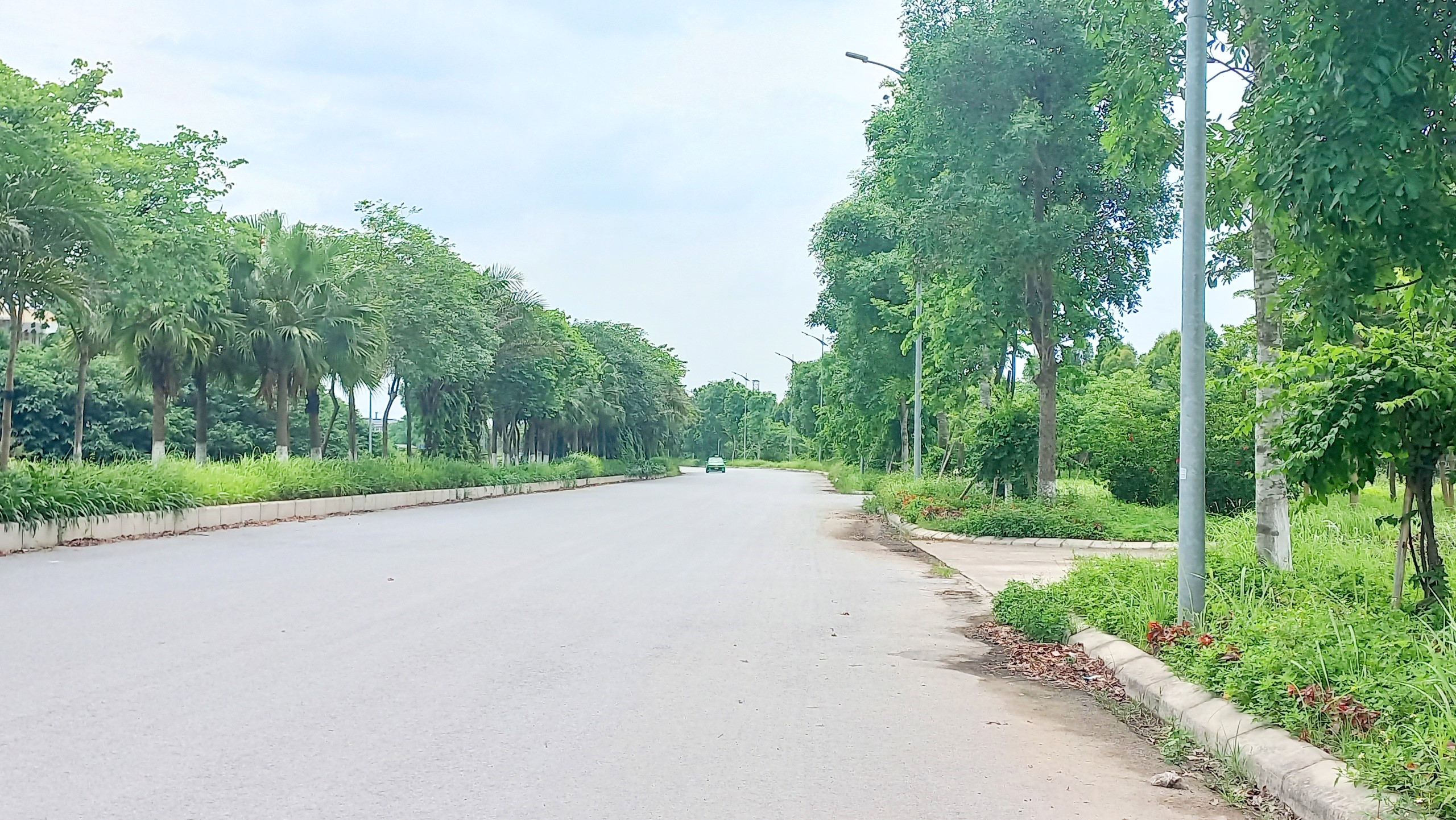 Hiện trạng siêu dự án nham nhở của Hòa Phát vừa bị Thanh tra Chính phủ ‘tuýt còi’- Ảnh 3. Phía bên trong phân khu A , một đoạn đường có độ dài khoảng 300 - 400 mét được xây dựng xong đã lâu