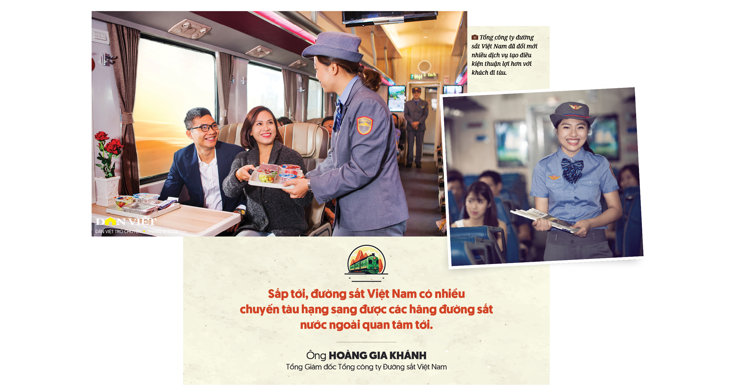 Ông Hoàng Gia Khánh - Tổng Giám đốc Đường sắt Việt Nam: Không thể cứ ngồi đó Ông Hoàng Gia Khánh - Tổng Giám đốc Đường sắt Việt Nam: Không thể cứ ngồi đó