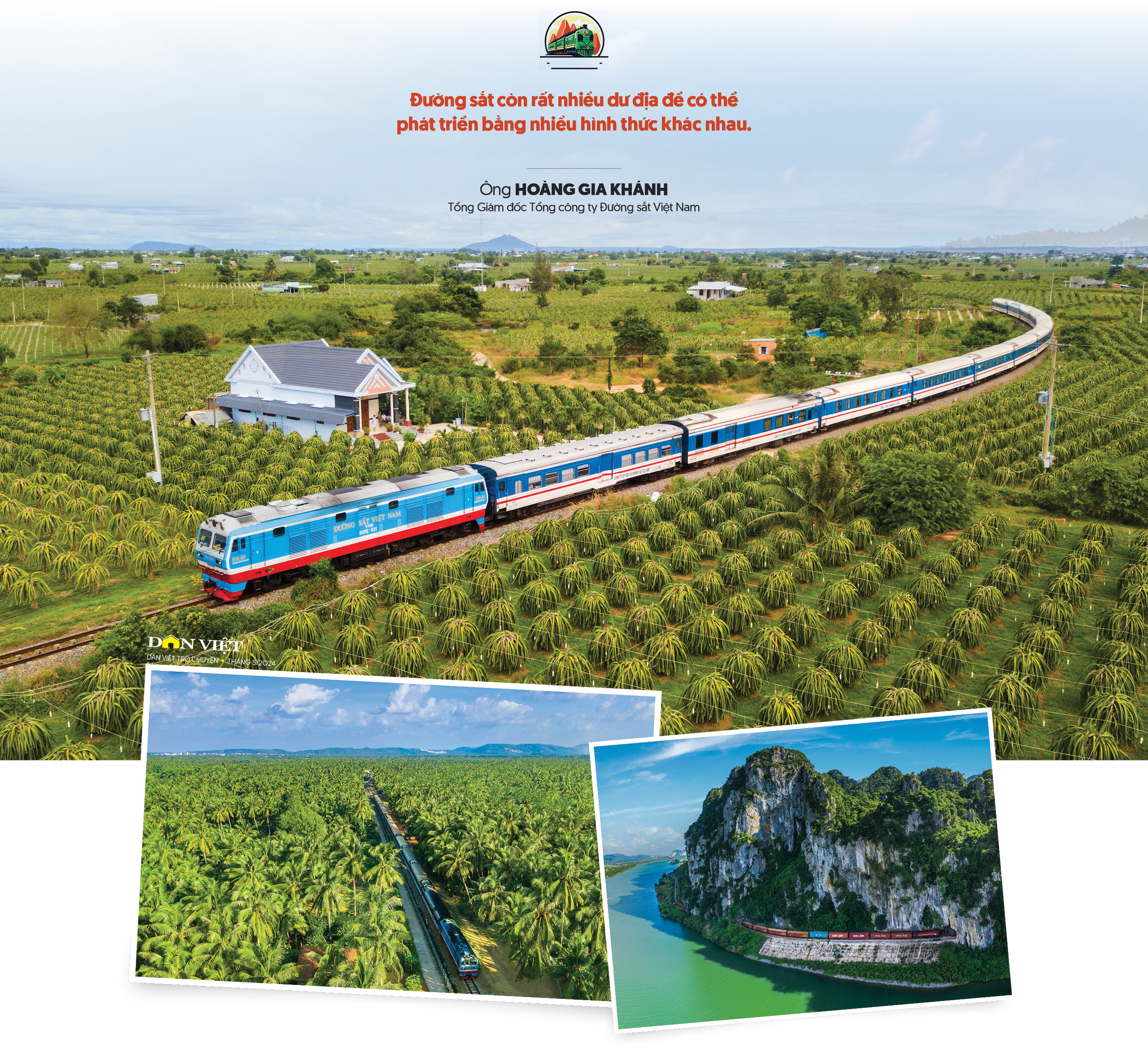 Ông Hoàng Gia Khánh - Tổng Giám đốc Đường sắt Việt Nam: Không thể cứ ngồi đó Ông Hoàng Gia Khánh - Tổng Giám đốc Đường sắt Việt Nam: Không thể cứ ngồi đó