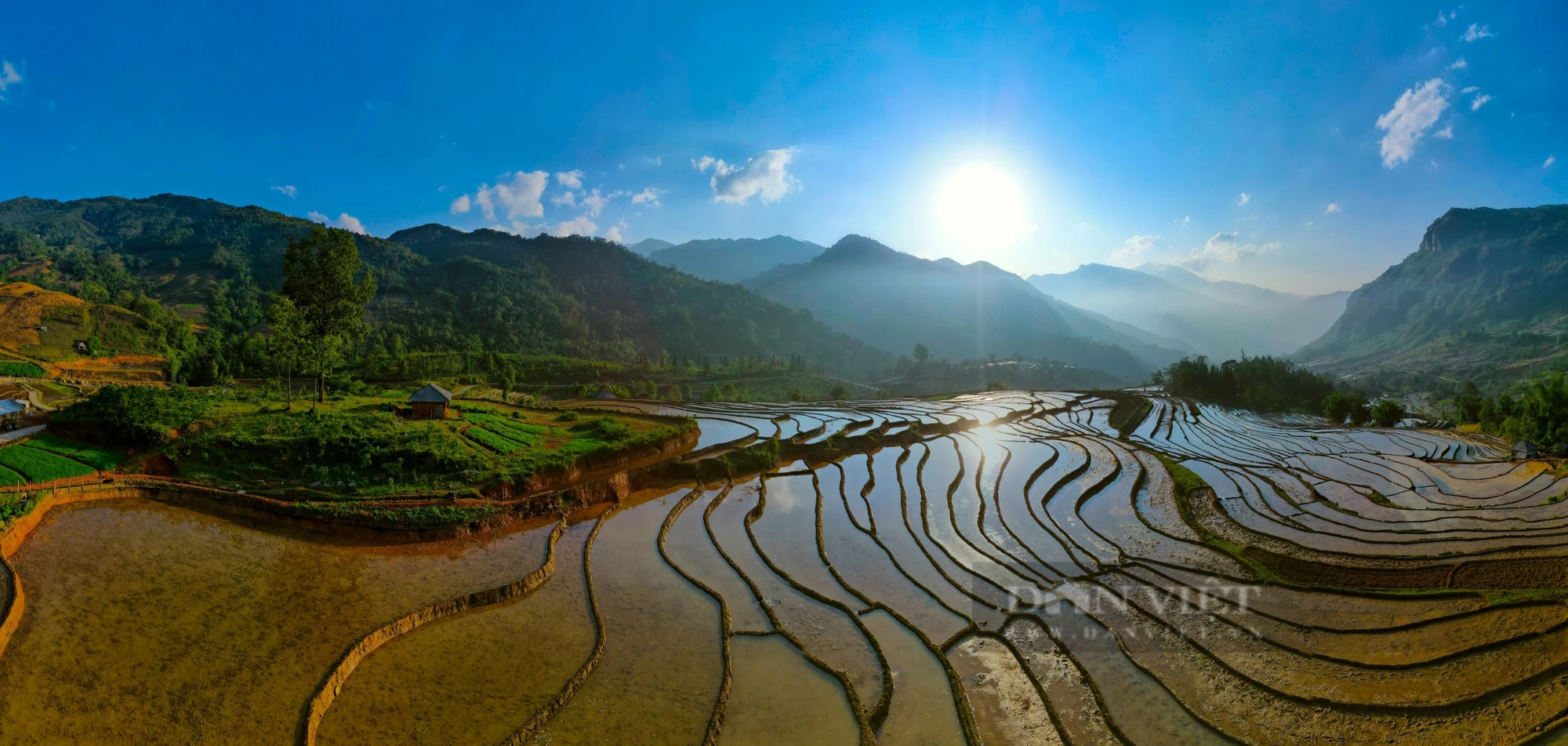 Chiêm ngưỡng vẻ đẹp ruộng bậc thang uốn lượn mùa nước đổ ở vùng cao Y Tý- Ảnh 6. Chiêm ngưỡng vẻ đẹp ruộng bậc thang uốn lượn mùa nước đổ ở vùng cao Y Tý- Ảnh 6.