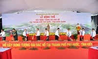 Thường trực Ban Bí thư dự lễ động thổ xây dựng Tượng đài Bác Hồ ở Phú Quốc
