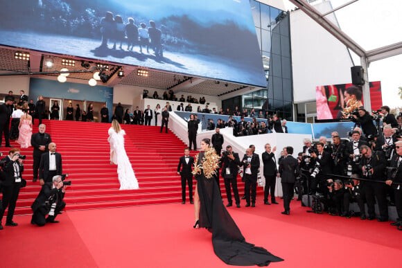 Hoa hậu Hoàn vũ gây chú ý với váy lạ mắt trên thảm đỏ Cannes ảnh 7