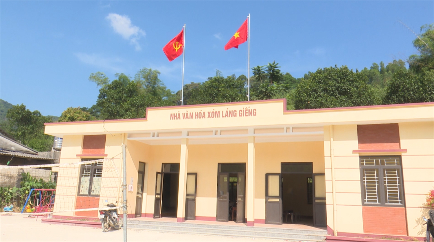 Nhà văn hóa xóm Làng Giếng, xã Tân Long đã hoàn thiện được đầu tư bằng vốn Chương trình MTQG 1719 Nhà văn hóa xóm Làng Giếng, xã Tân Long đã hoàn thiện được đầu tư bằng vốn Chương trình MTQG 1719