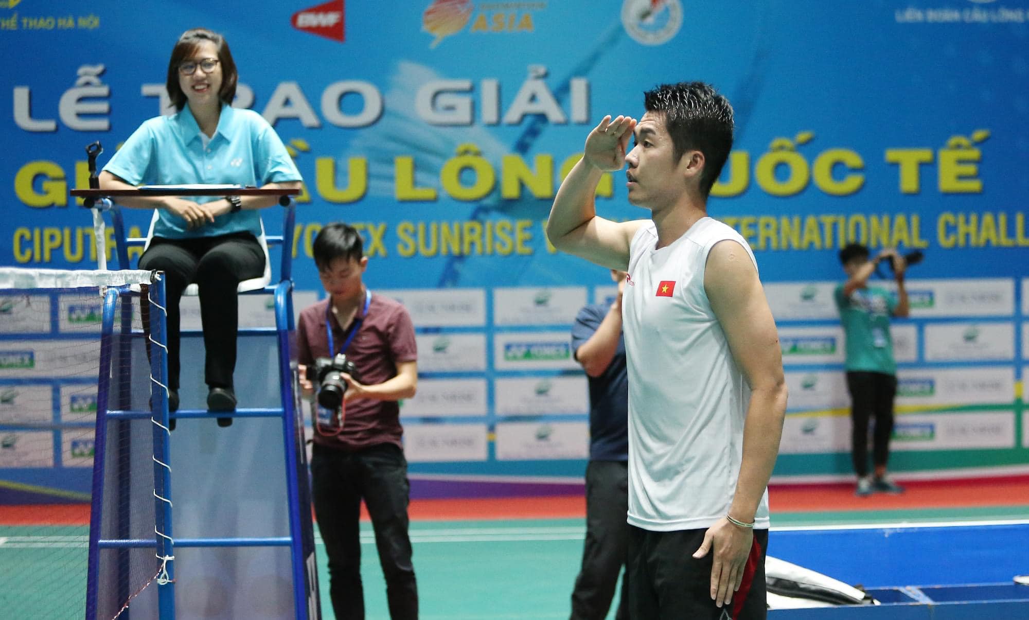 Lê Đức Phát: Hành trình ‘kỳ lạ’ của con nhà nòi quyền anh đến tấm vé Olympic môn cầu lông- Ảnh 2. Tay vợt thuộc đơn vị Quân đội có thể hình ấn tượng với chiều cao 1,8 m