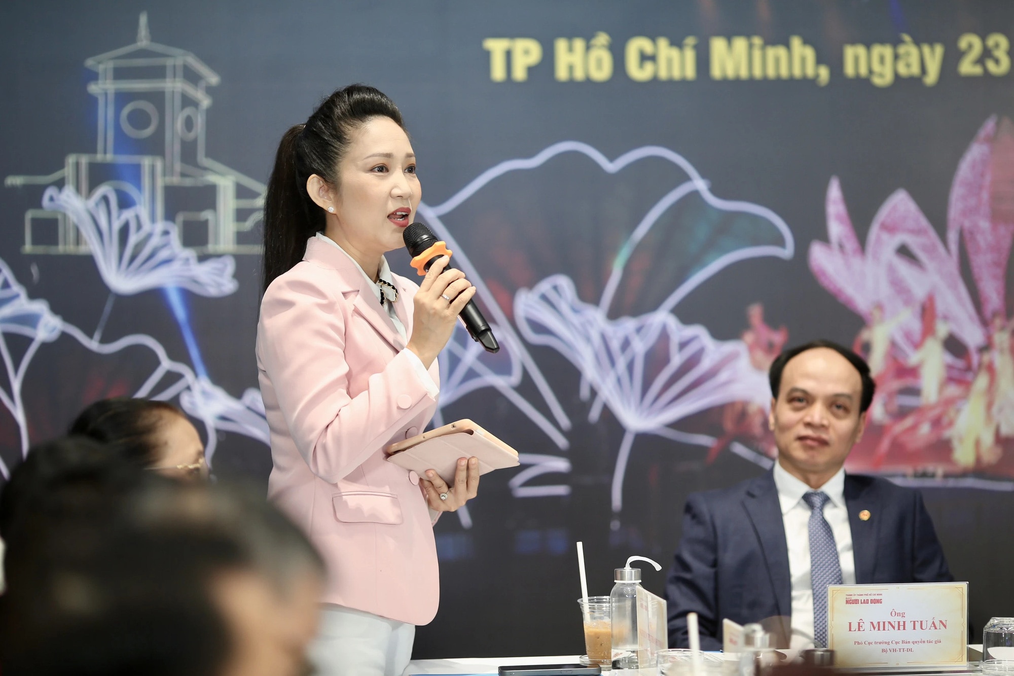 Bà Nguyễn Thị Thanh Thúy đề xuất giải pháp - Ảnh: BTC