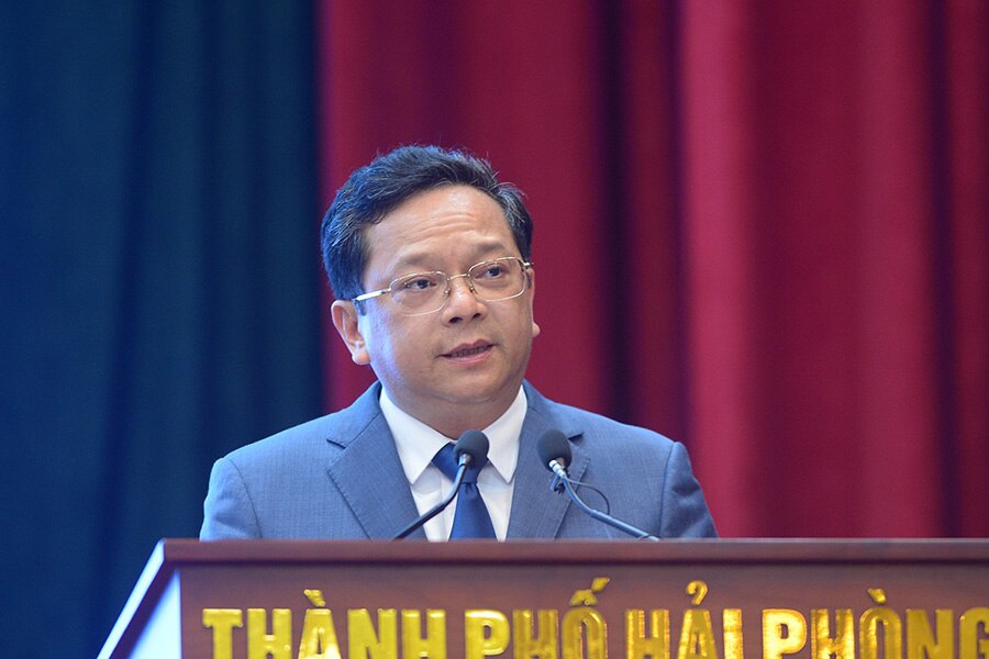 Phó Trưởng ban Kinh tế Trung ương Nguyễn Đức Hiển tại Hội nghị. Ảnh: Đại An