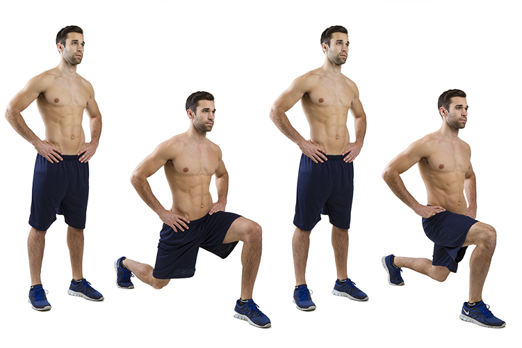 5 bài tập giữ dáng tốt nhất cho nam giới- Ảnh 6. Lunges Exercises At Home Czech Republic, SAVE 34%, 58% OFF