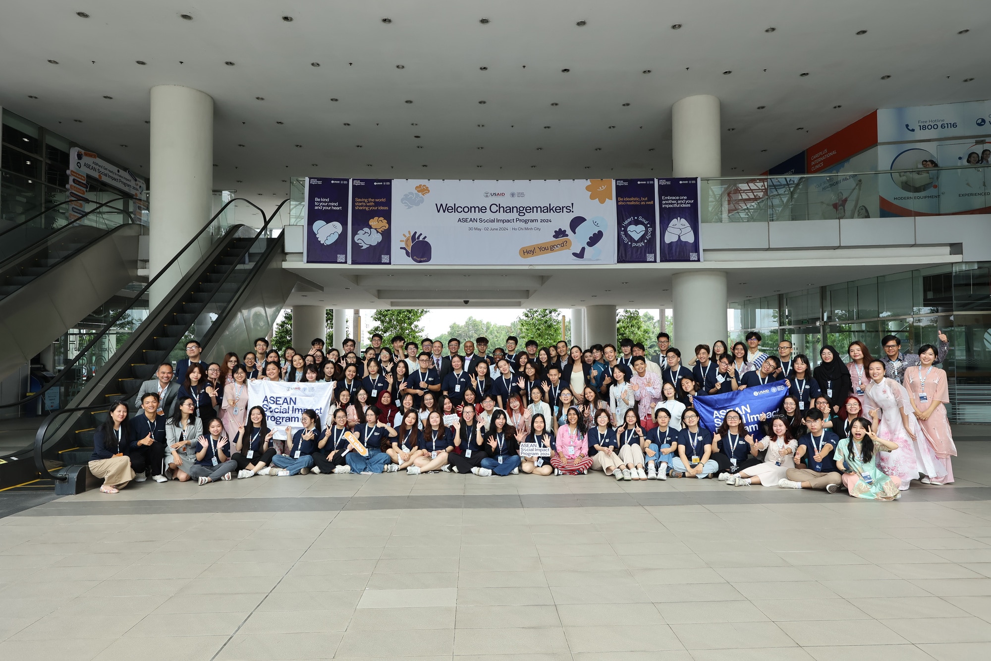 Sinh viên từ Đông Nam Á về Trường Đại học Fulbright Việt Nam - Ảnh: BÍCH PHƯƠNG