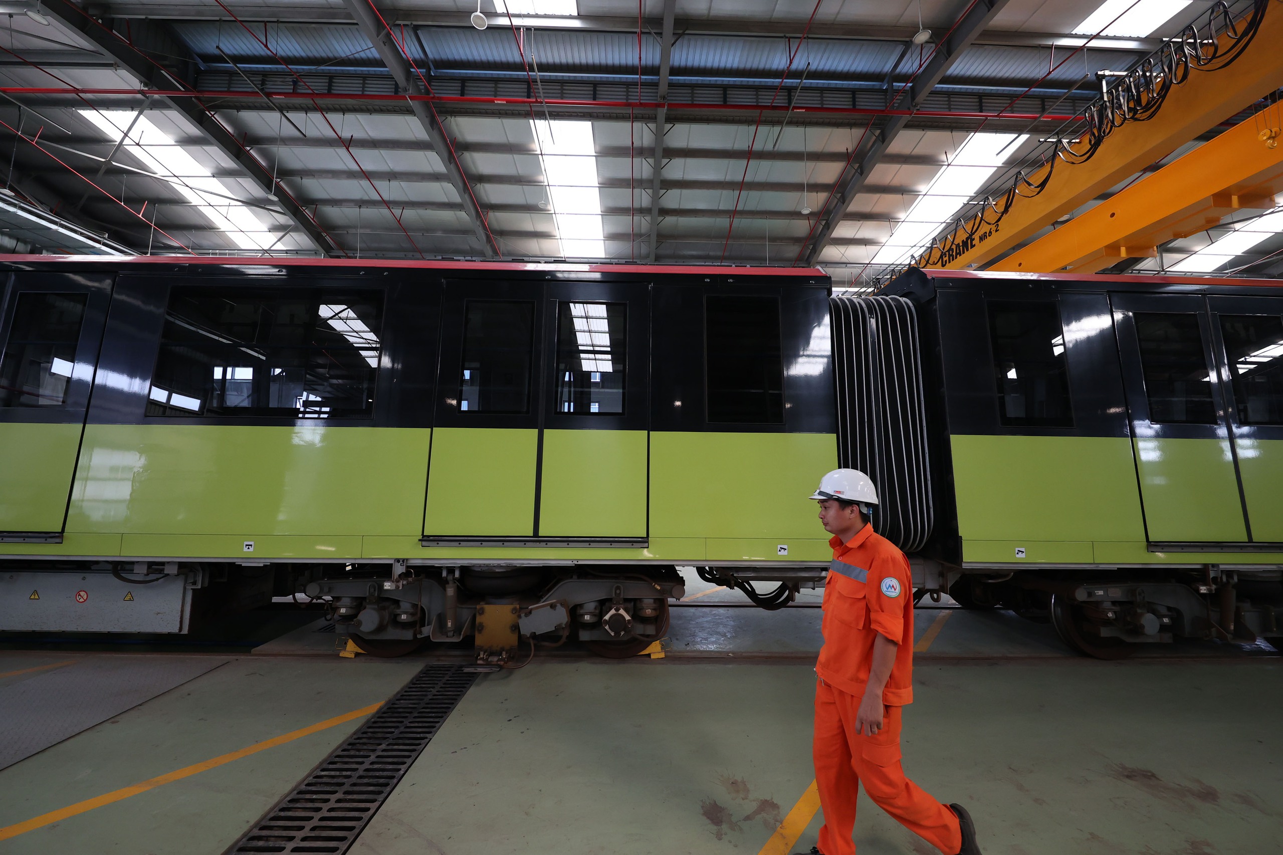 Toàn cảnh tuyến metro Nhổn - ga Hà Nội trước ngày đi vào hoạt động- Ảnh 8. Toàn cảnh tuyến metro Nhổn - ga Hà Nội trước ngày đi vào hoạt động- Ảnh 8.