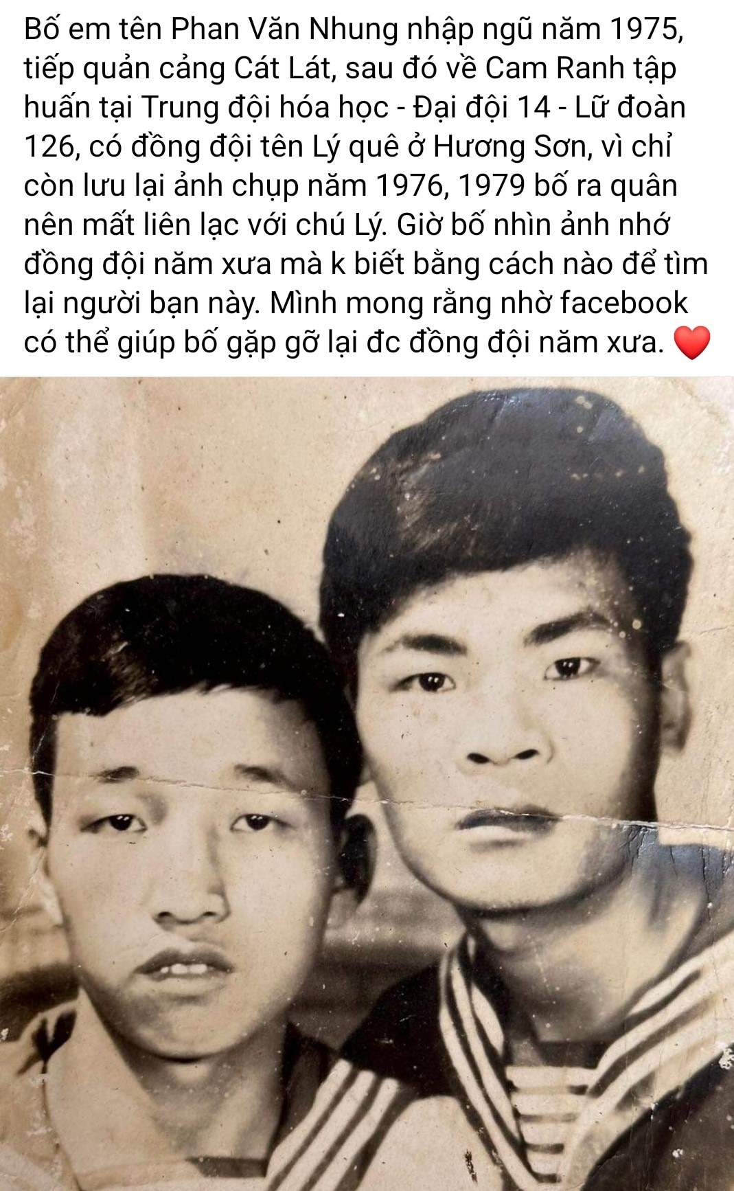 49 năm xa cách, 2 cựu binh vỡ òa cảm xúc vì tìm thấy nhau trên Facebook - 1