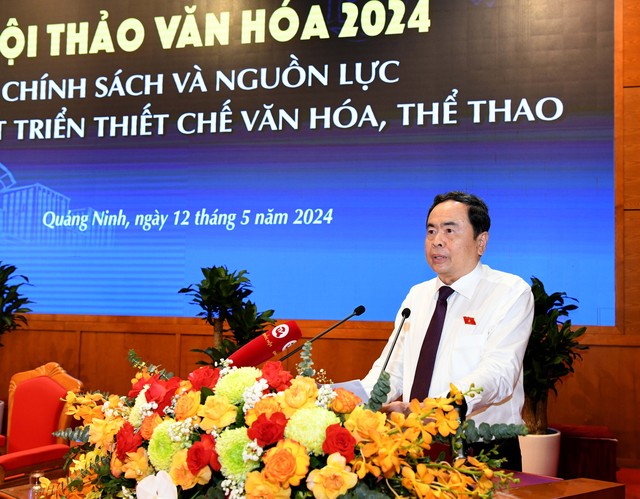 Phó Chủ tịch thường trực Quốc hội Trần Thanh Mẫn: 5 nhóm vấn đề nhằm hoàn thiện thể chế, chính sách và bảo đảm nguồn lực cho phát triển thiết chế văn hóa, thể thao - Ảnh 1. Phó Chủ tịch thường trực Quốc hội Trần Thanh Mẫn: 5 nhóm vấn đề nhằm hoàn thiện thể chế, chính sách và bảo đảm nguồn lực cho phát triển thiết chế văn hóa, thể thao - Ảnh 1.
