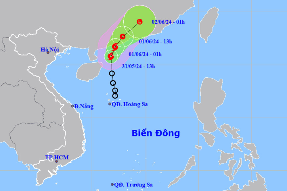NÓNG: Áp thấp nhiệt đới chính thức mạnh lên thành bão, trở thành cơn bão số 01 năm 2024- Ảnh 1. NÓNG: Áp thấp nhiệt đới chính thức mạnh lên thành bão, trở thành cơn bão số 01 năm 2024- Ảnh 1.