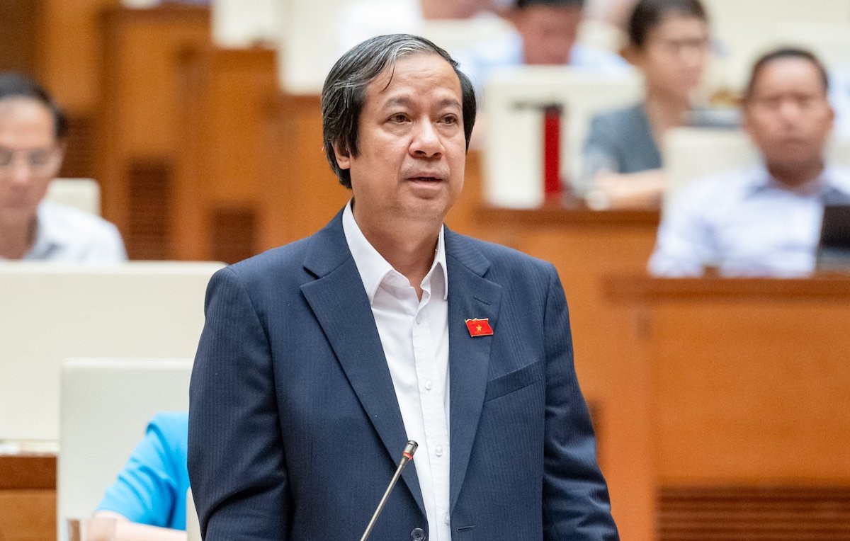Bộ trưởng Nguyễn Kim Sơn - Ảnh: GIA HÂN