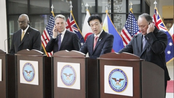 Les ministres de la Défense de quatre pays riverains du Pacifique se sont réunis et ont pris des engagements envers la région