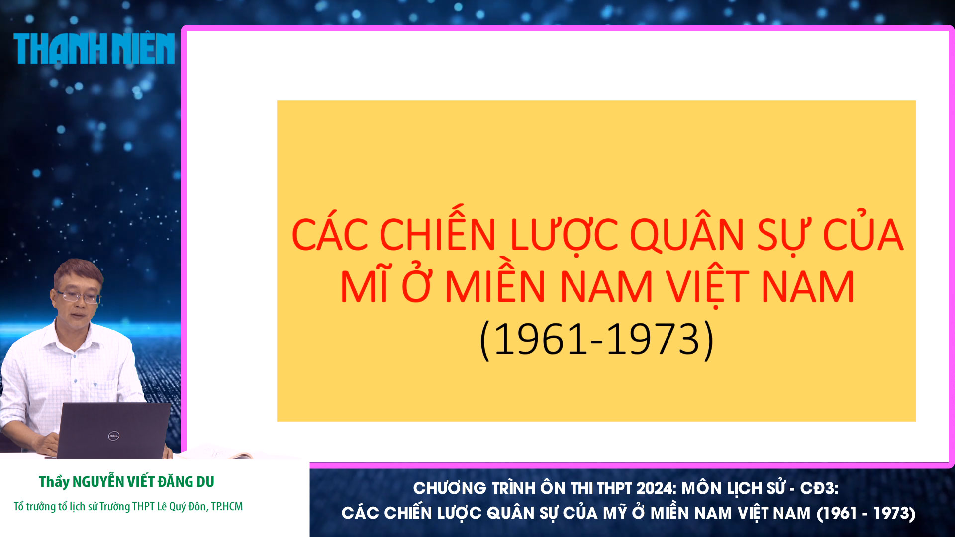 Bí quyết ôn thi tốt nghiệp THPT đạt điểm cao: Các chiến lược quân sự- Ảnh 1. Giáo viên hướng dẫn ôn thi tốt nghiệp THPT môn lịch sử