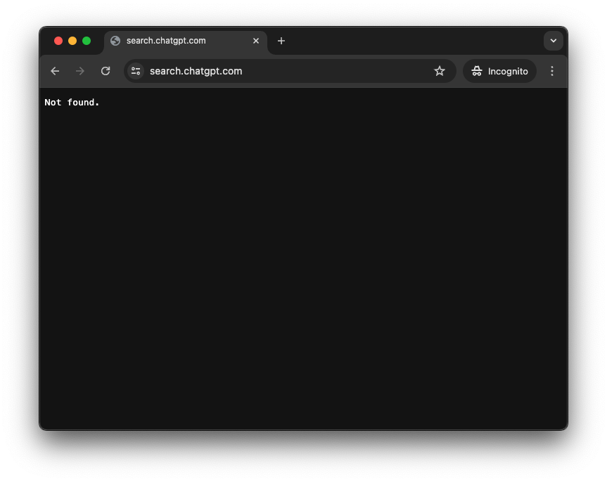 ChatGPT có thể tung công cụ tìm kiếm vào ngày 9.5- Ảnh 1. OpenAI mới đăng ký chứng chỉ SSL cho tên miền phụ search.chatgpt.com