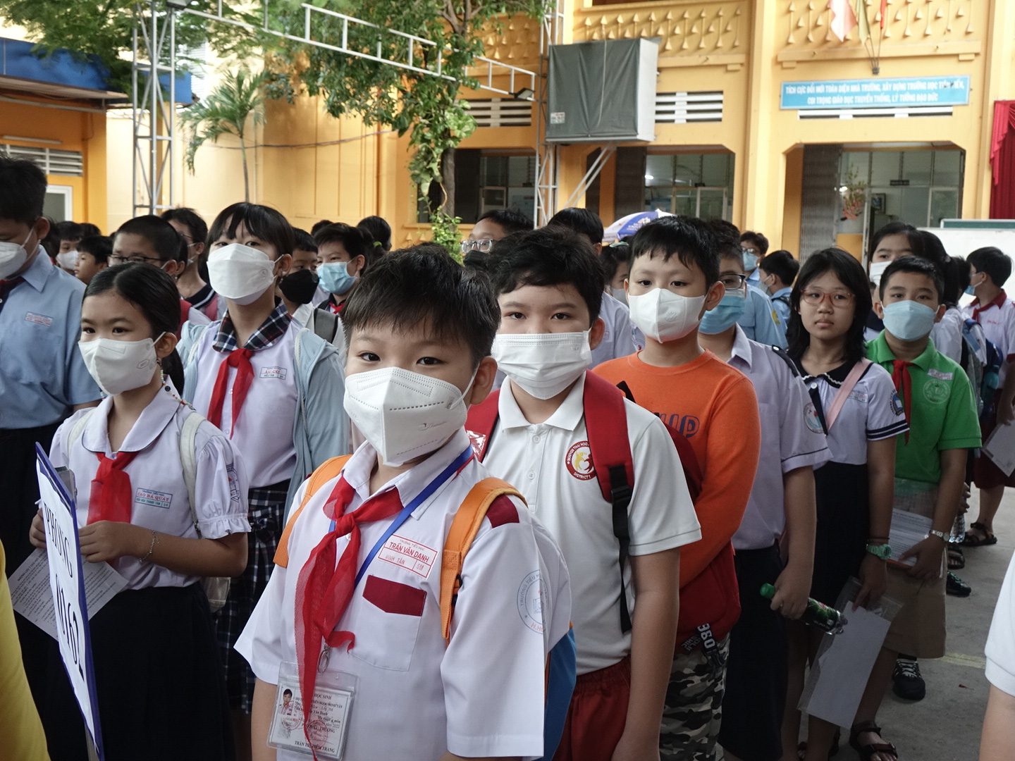 Công bố kế hoạch tuyển sinh lớp 6 trường hot ở quận 4, quận 7- Ảnh 1. Học sinh dự khảo sát để tuyển sinh lớp 6 Trường chuyên Trần Đại Nghĩa năm 2023 - Ảnh: NHƯ HÙNG