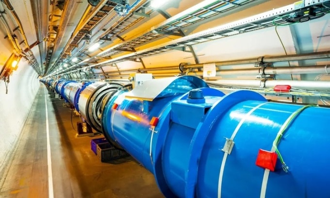 LHC là máy gia tốc hạt lớn và mạnh nhất thế giới hiện nay. Ảnh: CERN