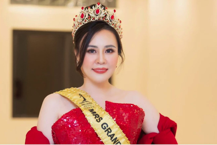 Mrs Grand International 2022 Phan Kim Oanh - trưởng ban tổ chức Mrs Grand Vietnam 2024 - Ảnh: BTC Mrs Grand International 2022 Phan Kim Oanh - trưởng ban tổ chức Mrs Grand Vietnam 2024 - Ảnh: BTC