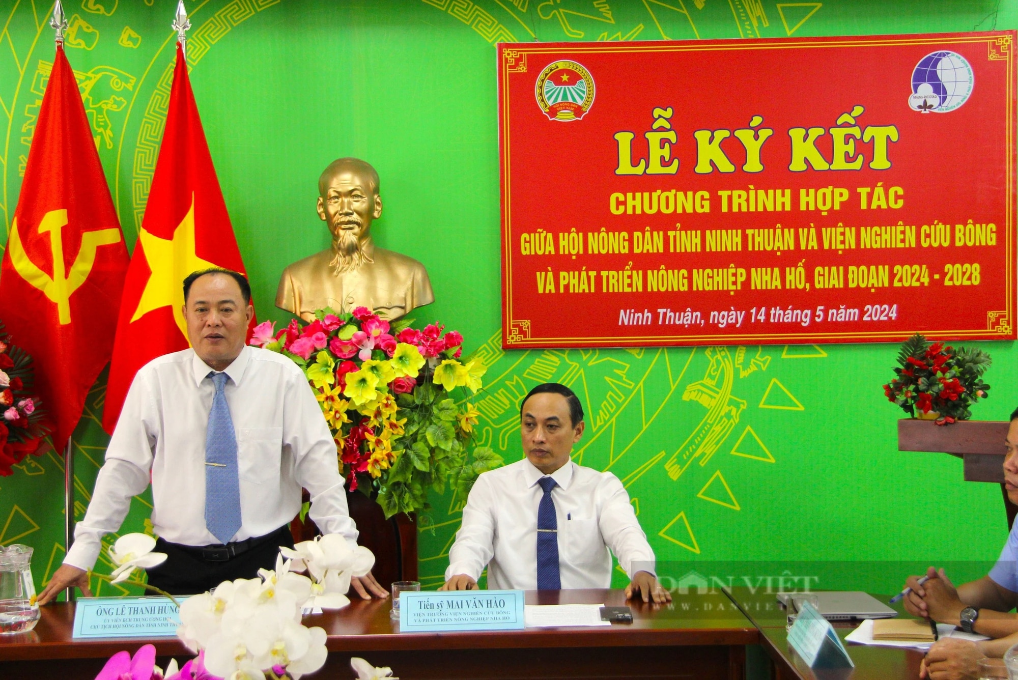 La Asociación de Agricultores de Ninh Thuan firmó un acuerdo de cooperación para ayudar a los agricultores a promover la aplicación de la ciencia y la tecnología - Foto 1.