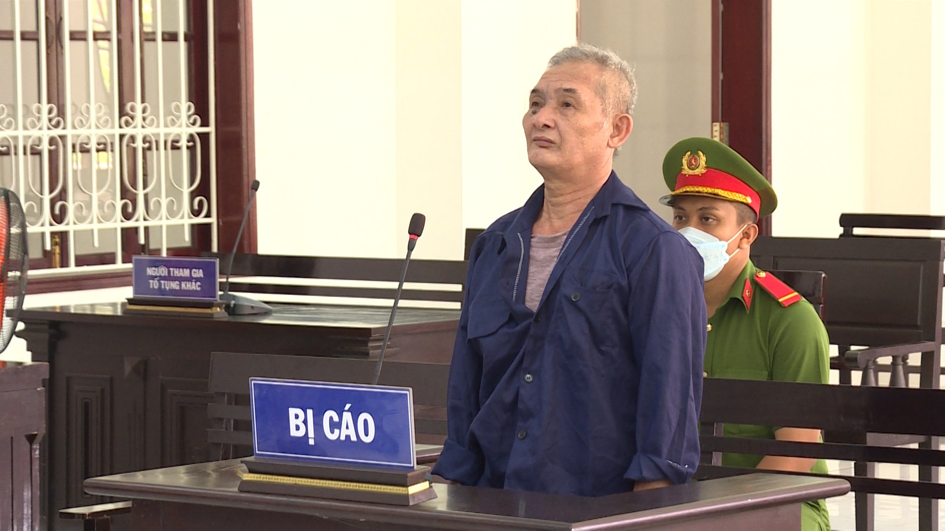 Bị cáo Trương Văn Hội tại tòa
