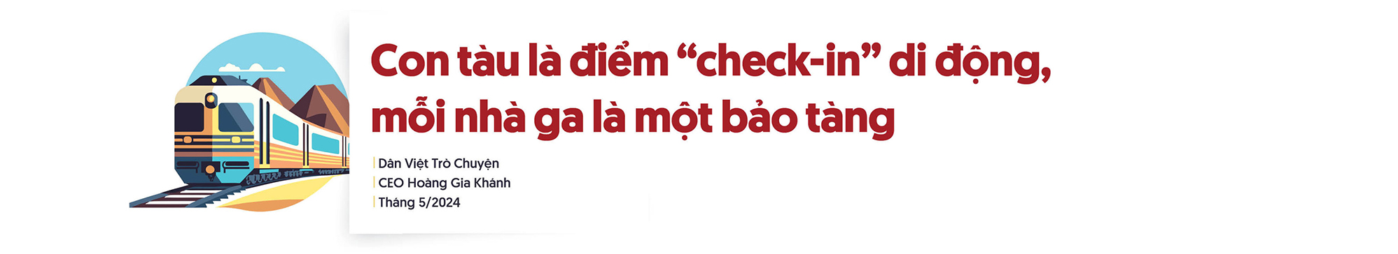 Ông Hoàng Gia Khánh - Tổng Giám đốc Đường sắt Việt Nam: Không thể cứ ngồi đó Ông Hoàng Gia Khánh - Tổng Giám đốc Đường sắt Việt Nam: Không thể cứ ngồi đó