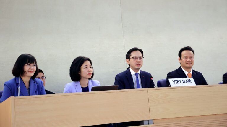 UPRメカニズムに基づくベトナム国家報告書に関する対話セッションにおけるド・フン・ベト外務次官の開会演説