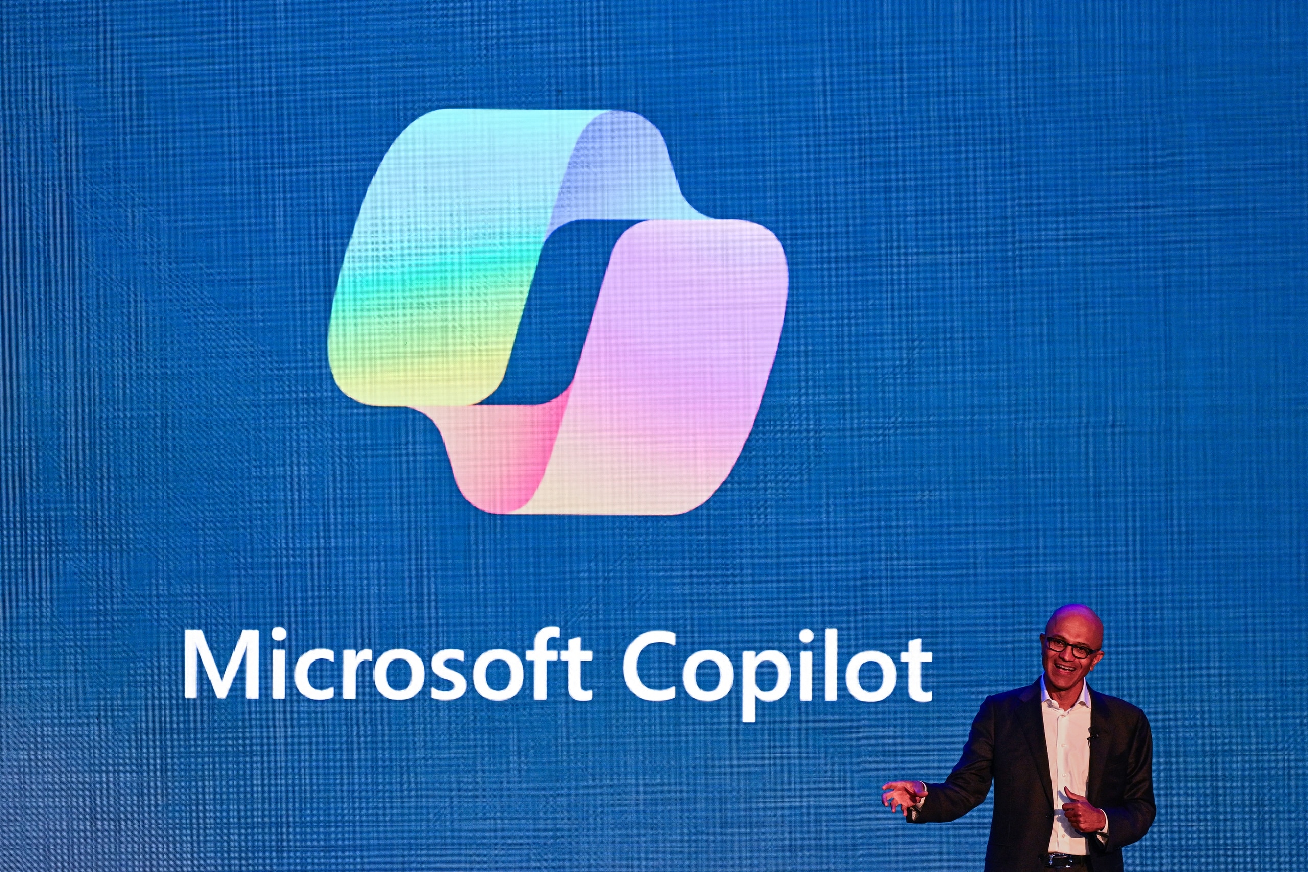 CEO Microsoft Satya Nadella phát biểu tại Kuala Lumpur ngày 2.5