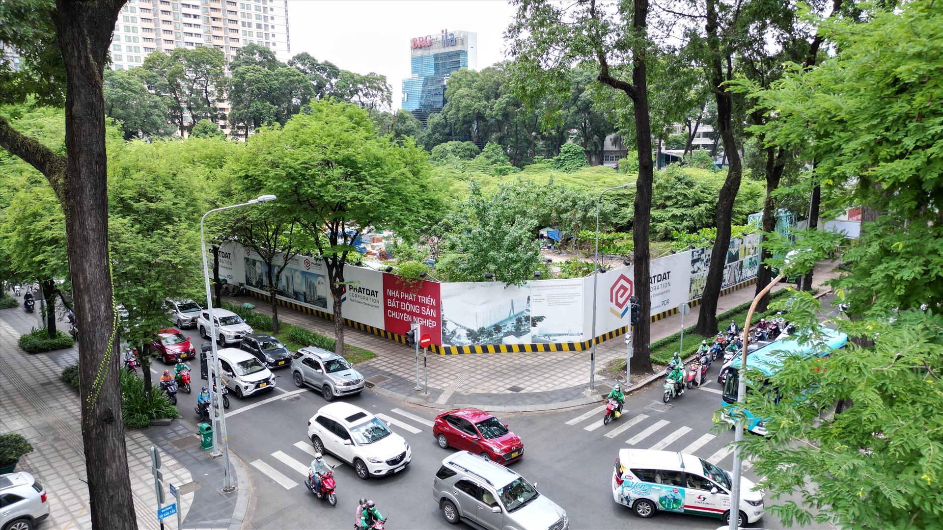 Dự án nhà thi đấu Phan Đình Phùng nằm trên khu đất có 4 mặt tiền đường Võ Văn Tần - Nam Kỳ Khởi Nghĩa - Nguyễn Đình Chiểu - Pasteur (Q.3, TP.HCM)