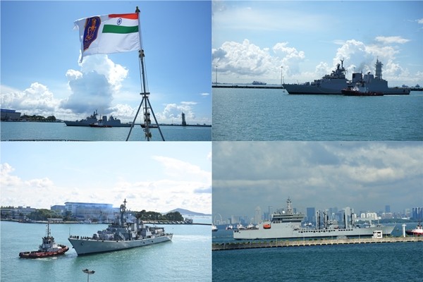 Tàu Hải quân Ấn Độ đến Biển Đông/ (Nguồn: India Navy)