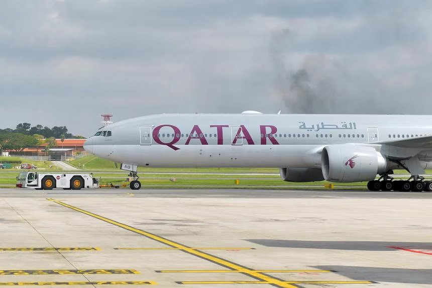 Máy bay của Qatar Airways gặp nhiễu động khi bay từ Doha đến Ireland - Ảnh minh họa Máy bay của Qatar Airways gặp nhiễu động khi bay từ Doha đến Ireland - Ảnh minh họa