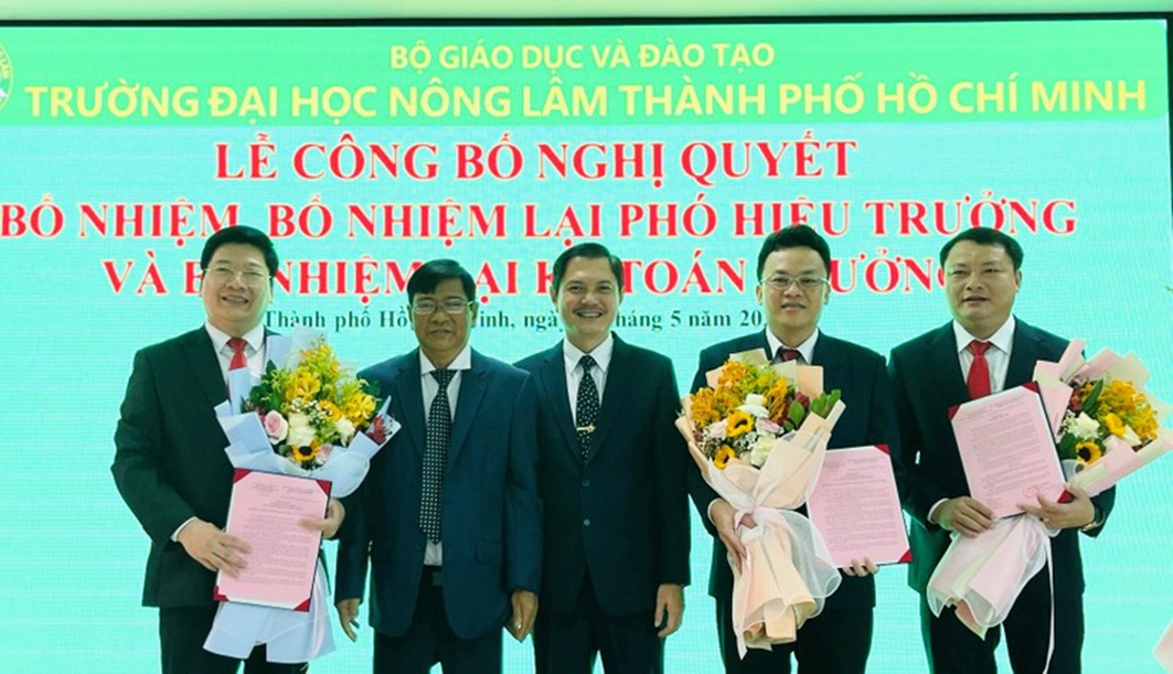Trường ĐH Nông lâm TP.HCM bổ nhiệm thêm 1 phó hiệu trưởng- Ảnh 1. Trường ĐH Nông lâm TP.HCM bổ nhiệm thêm 1 phó hiệu trưởng- Ảnh 1.