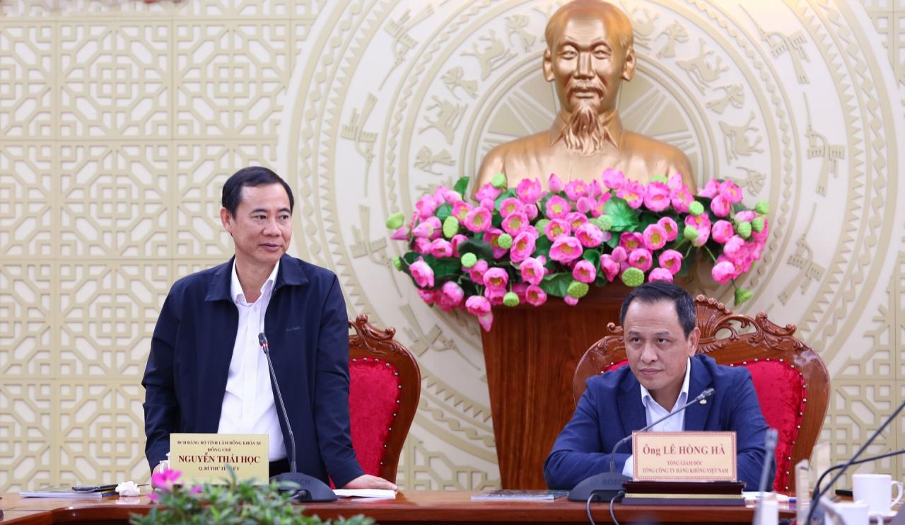 Lâm Đồng thúc đẩy hợp tác toàn diện với Vietnam Airlines