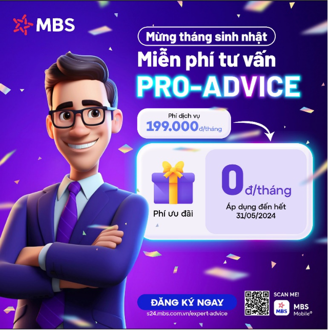 Mừng sinh nhật 24 tuổi, MBS dành tặng nhiều ưu đãi cho khách hàng