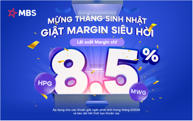 Mừng sinh nhật 24 tuổi, MBS dành tặng nhiều ưu đãi cho khách hàng Mừng sinh nhật 24 tuổi, MBS dành tặng nhiều ưu đãi cho khách hàng