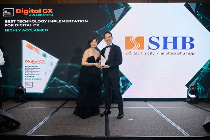 SHB nhận cú đúp giải thưởng tại Digital CX Awards 2024