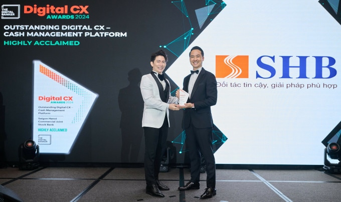 SHB បានទទួលពានរង្វាន់ពីរដងនៅ Digital CX Awards 2024