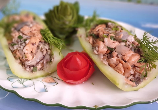 Món ăn lạ miệng với quả bầu vừa giải độc vừa giải nhiệt ngày nóng- Ảnh 4. Món ăn lạ miệng với quả bầu vừa giải độc vừa giải nhiệt ngày nóng- Ảnh 4.