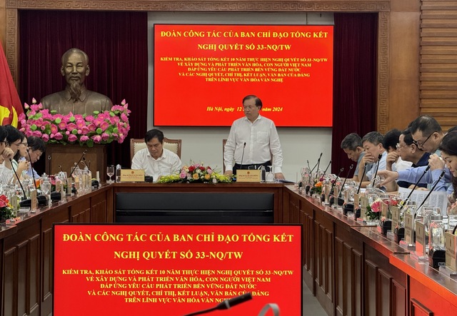 Bộ VHTTDL tiếp tục triển khai đồng bộ, quyết liệt các văn bản của Đảng về phát triển văn hoá, văn nghệ - Ảnh 3. Bộ VHTTDL tiếp tục triển khai đồng bộ, quyết liệt các văn bản của Đảng về phát triển văn hoá, văn nghệ - Ảnh 3.
